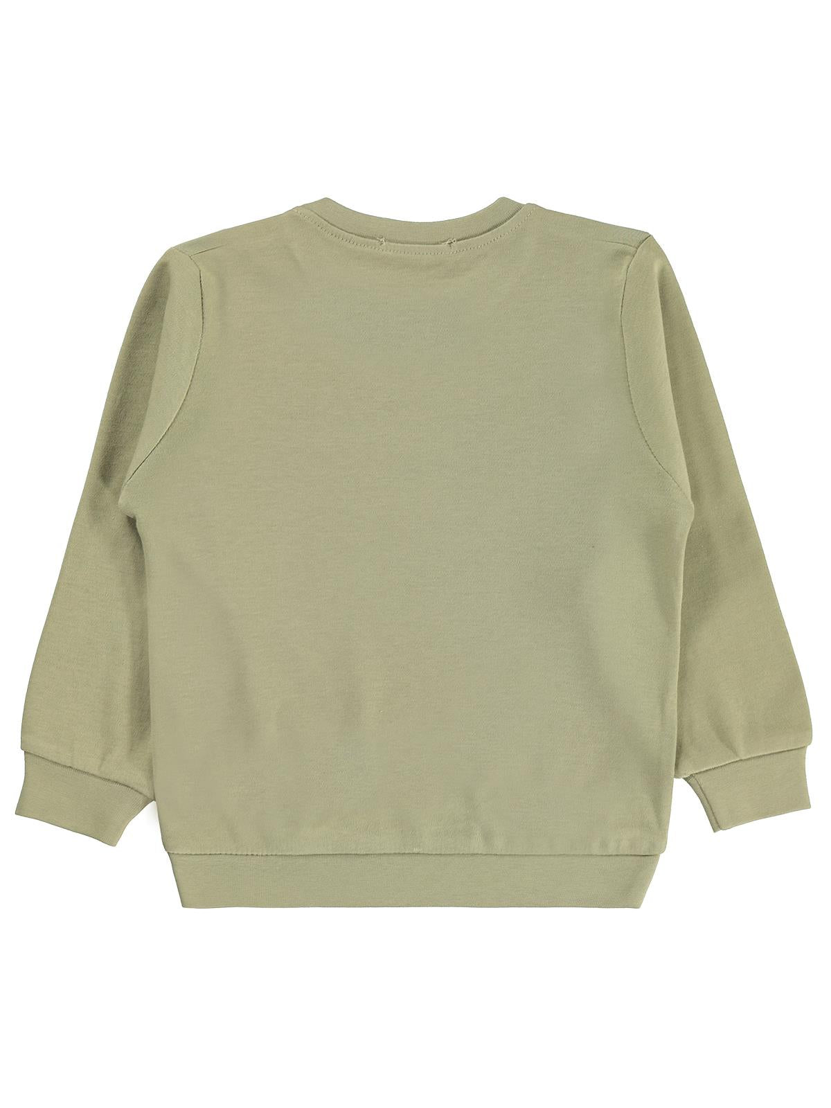 Civil Boys Kepçe Baskılı 2-5 Yaş Sweatshirt Km - Haki