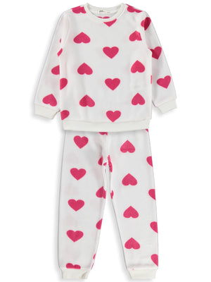 K26K699-2 Civil Girls Kalpli 6-9 Yaş Pijama Takımı - Ekru