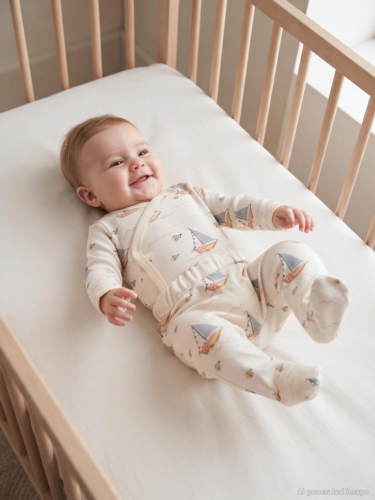 Civil Baby Yelken Empirmeli 1-6 Ay Takım - Ekru