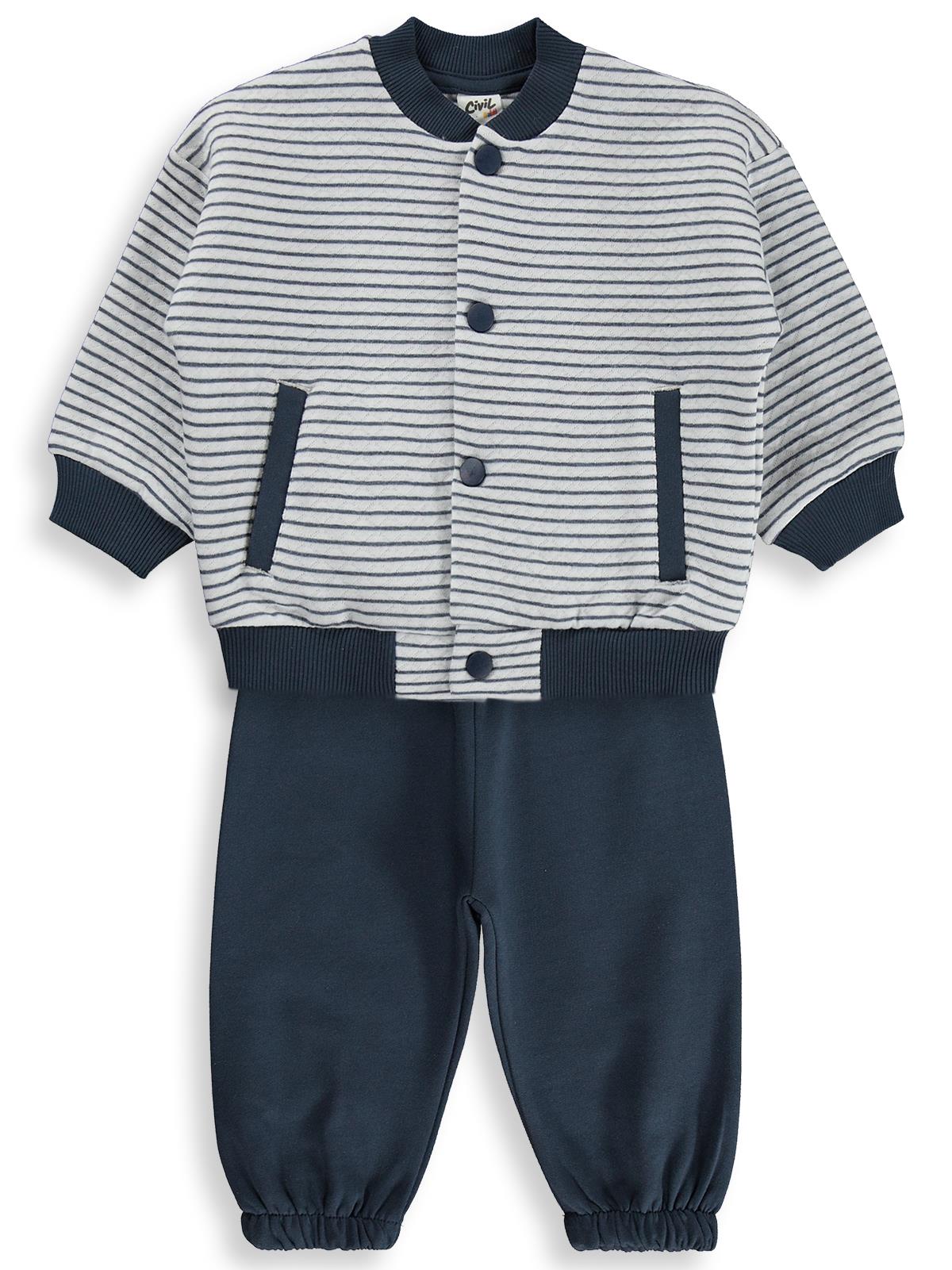 Civil Baby Cepli 6-18 Ay Takım - Lacivert