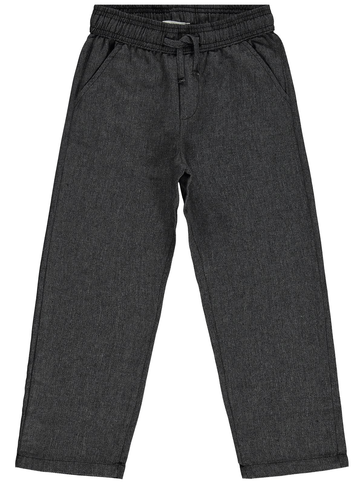 Civil Boys Bağcıklı 10-13 Yaş Pantolon - Siyah