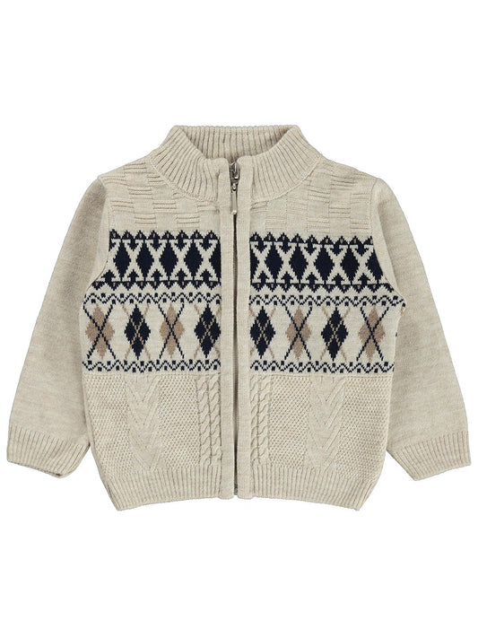 Civil Baby Desenli 6-18 Ay Takım - Bej