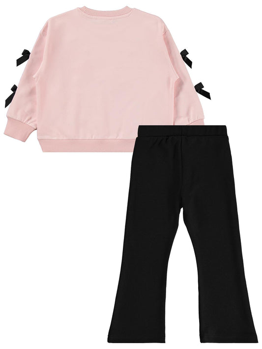 Civil Girls Fiyonklu 2-5 Yaş Takım - Pembe