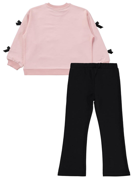 Civil Girls Fiyonklu 6-9 Yaş Takım - Pembe