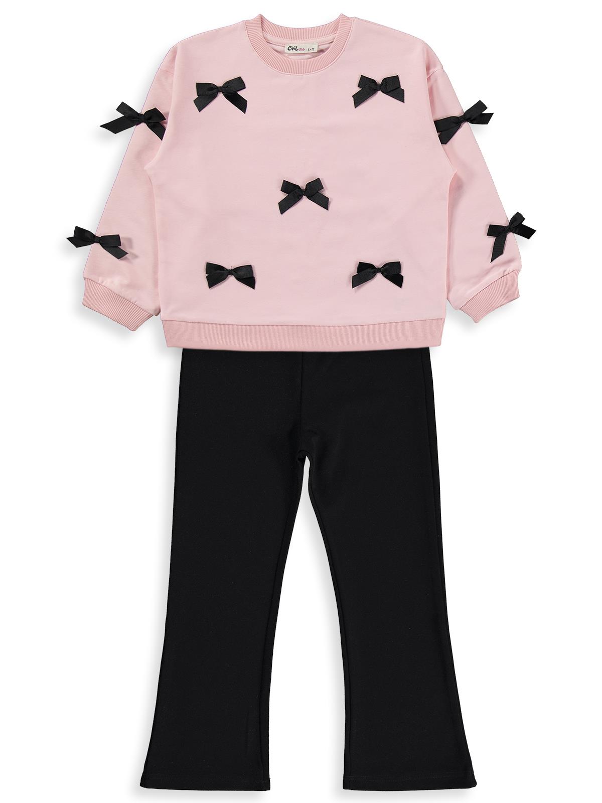Civil Girls Fiyonklu 6-9 Yaş Takım - Pembe