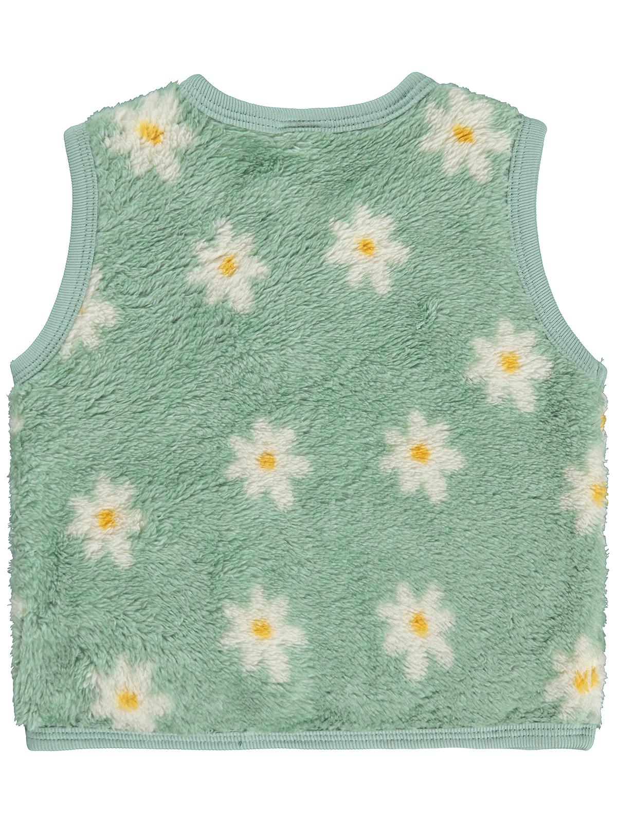 Civil Baby Çiçek Empirme  6-18 Ay Yelek - Yeşil