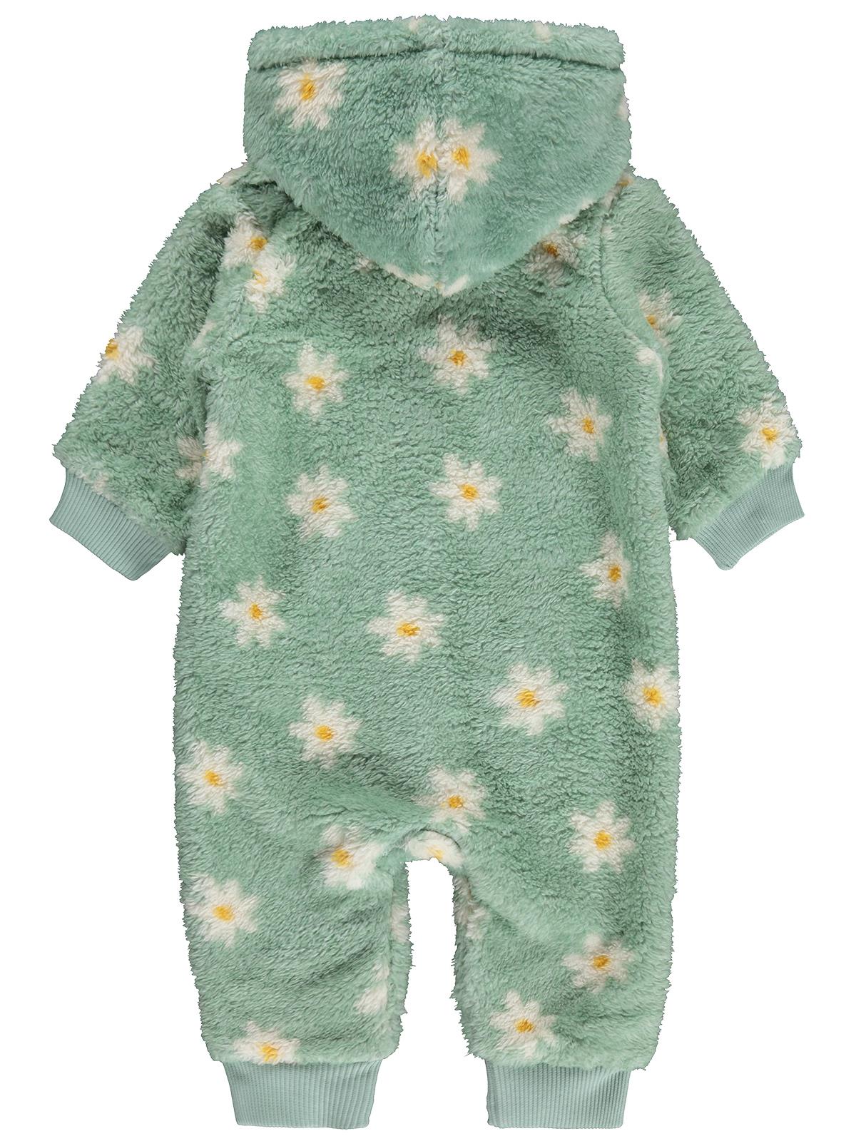 Civil Baby Çiçek Empirme 6-18 Ay Tulum - Yeşil