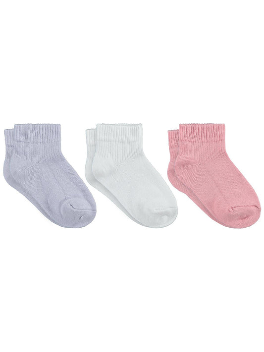 Civil Girls Basic 3'lü 3-11 Yaş Kız Çocuk Patik Çorap