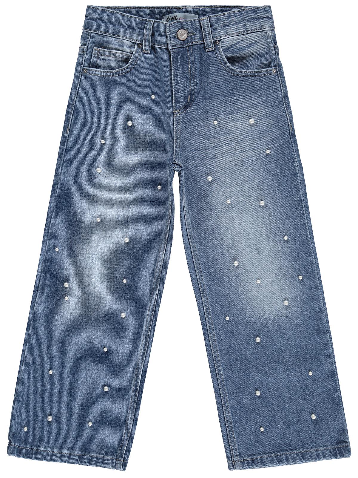 Civil Girls İncili 6-9 Yaş Pantolon - Mavi