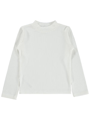 Pierre Cardin Sweatshirt | Modal Uzun Kol Bisiklet Yaka | Okul Kreş ve Günlük Kullanım - Ekru