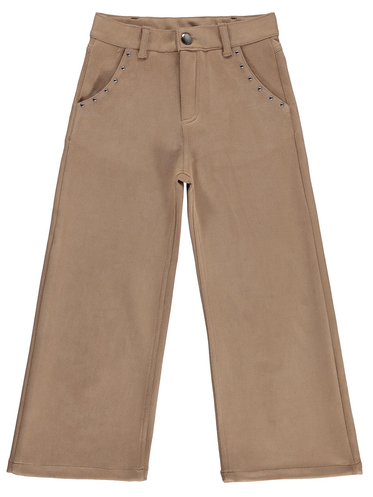 Civil Girls Taşlı 10-13 Yaş Pantolon - Bej
