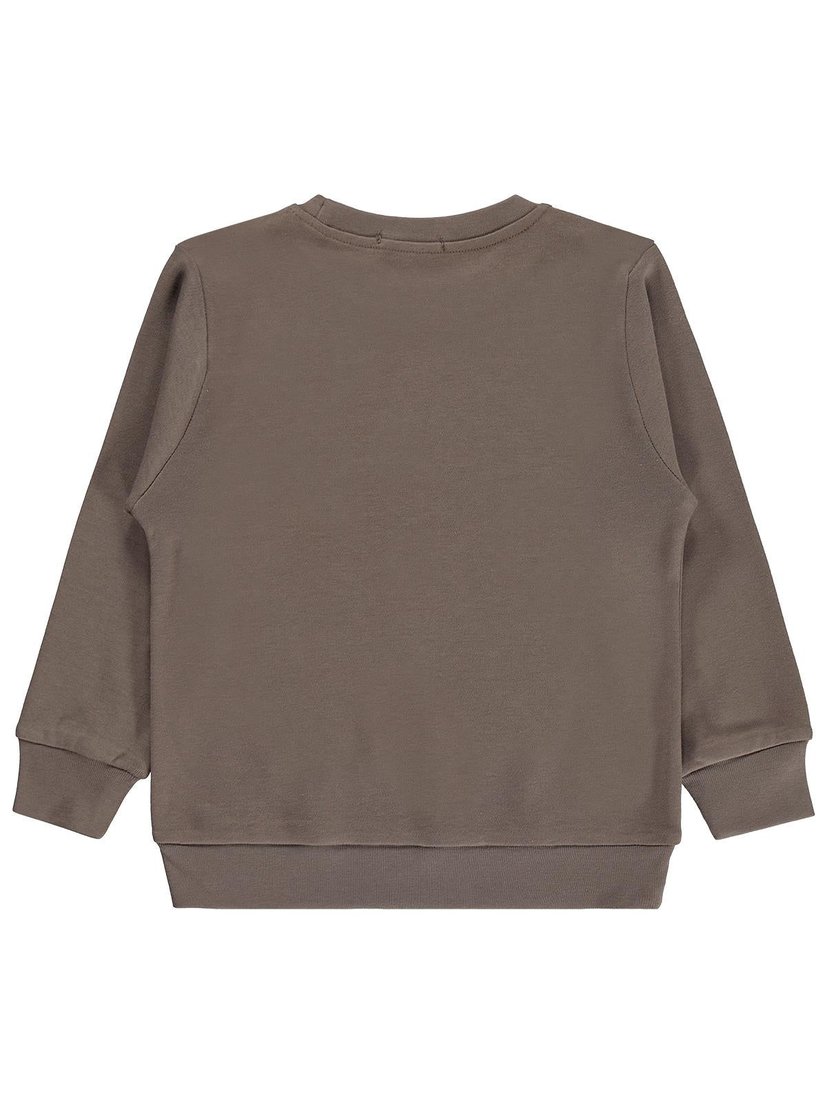 Civil Boys Oyun Konsolu Baskılı 2-5 Yaş Sweatshirt - Kahverengi