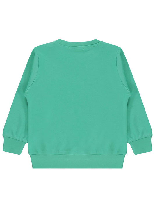 Civil Boys Kulaklık Baskılı 2-5 Yaş Sweatshirt  - Yeşil