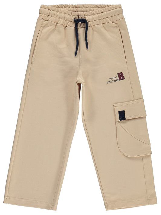 Civil Boys Kargo Cepli 10-13 Yaş Eşofman Altı - Bej