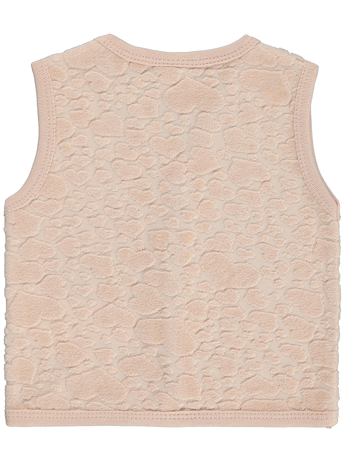 Civil Baby Tavşan Nakışlı 3-18 Ay Yelek - Pudra
