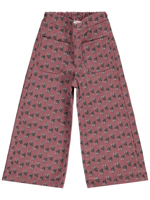 Civil Girls Çiçek Desenli 2-5 Yaş Pantolon - Lila