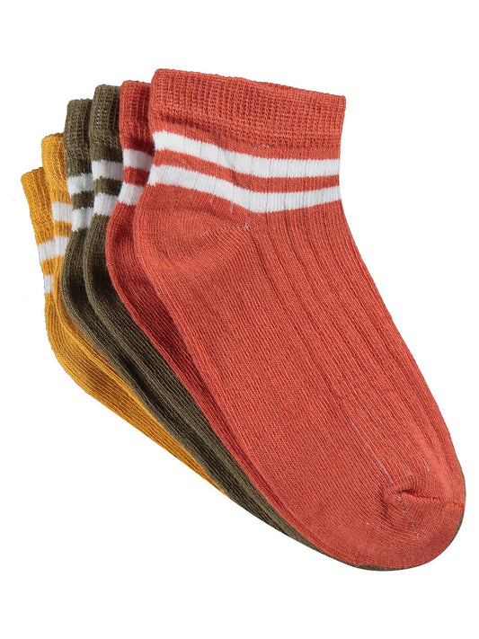 Civil Boys Soft Basic 3'lü 2-12 Yaş Erkek Çocuk Patik Çorap