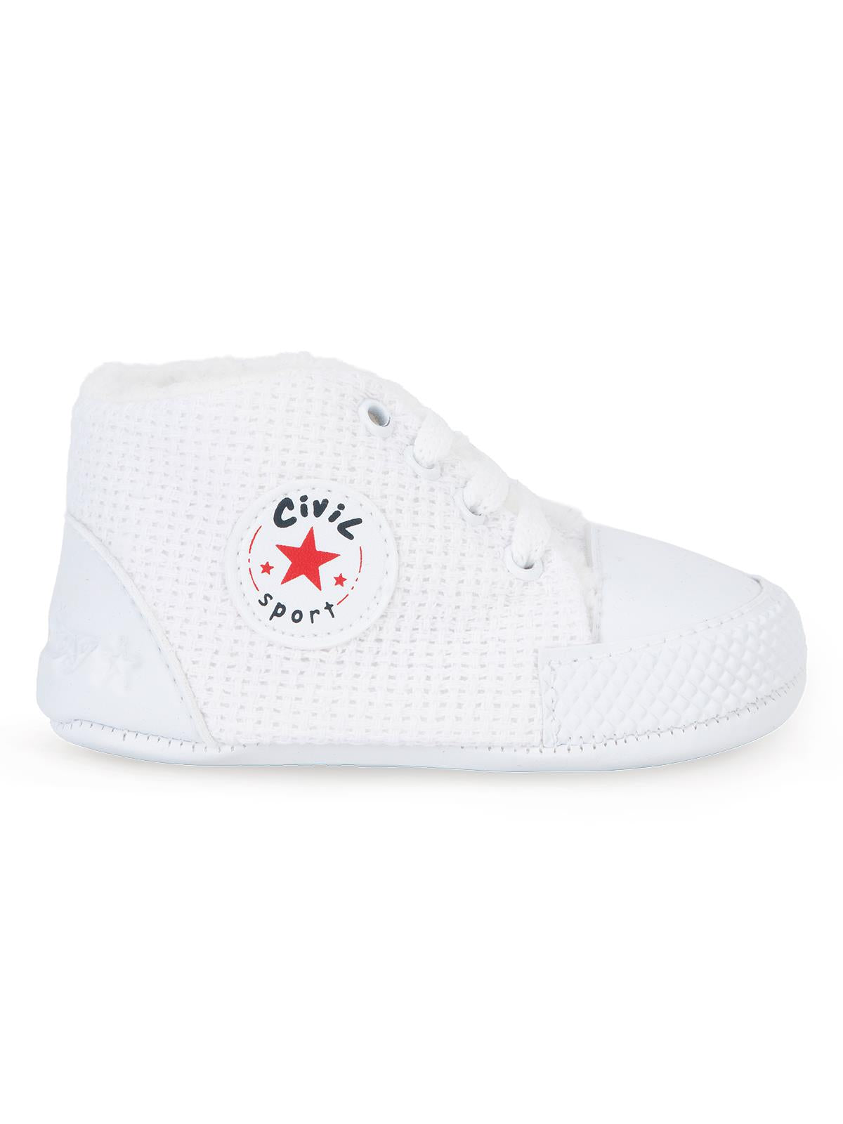 Civil Baby Velsoftlu Uzun 17- Patik - Beyaz
