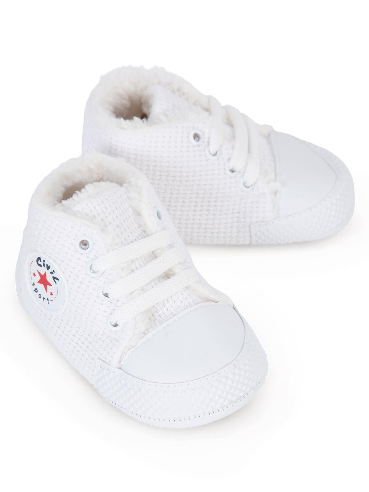 Civil Baby Velsoftlu Uzun 17- Patik - Beyaz