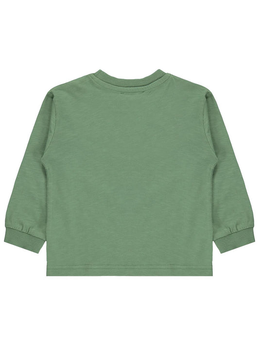 Silversun Basic Etiket Armalı 2-7 Yaş Sweatshirt - Haki
