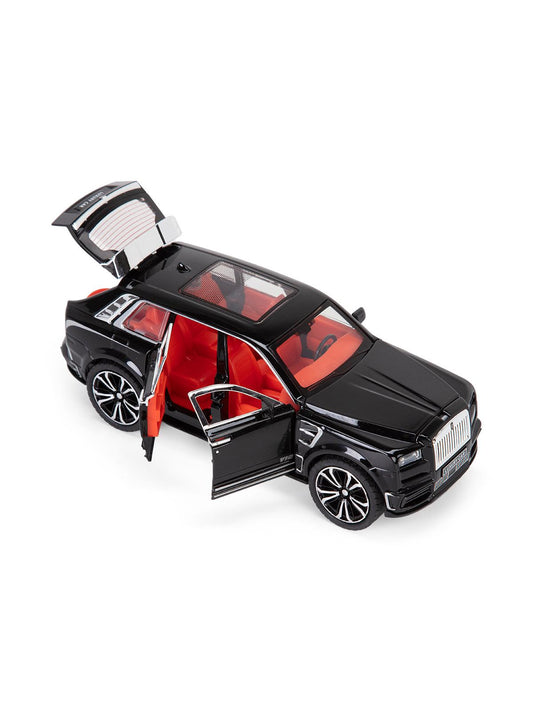 Vardem 1:32 Çek Bırak Işıklı ve Sesli Model RR Metal Jeep - Siyah