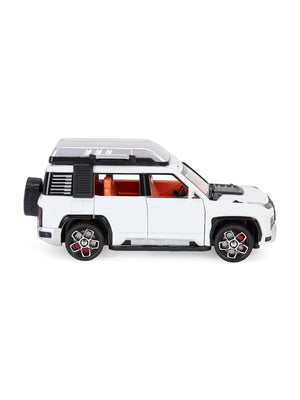 Vardem Çek Bırak 1:24 Işıklı ve Sesli Kapıları Açılan Lr Jeep - Beyaz