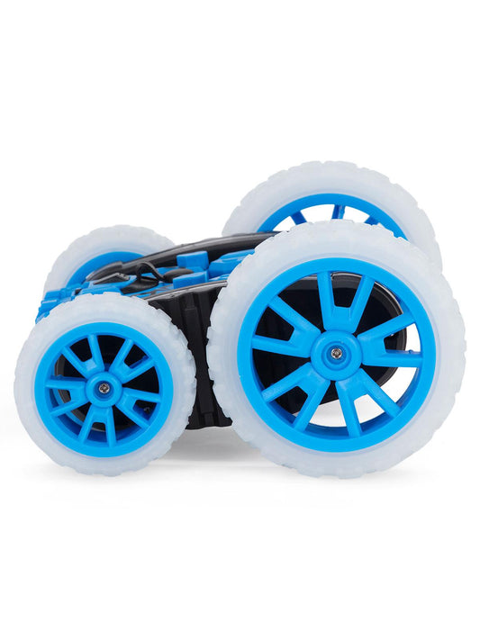 Vardem Uzaktan Kumandalı Full Fonksiyon Şarjlı IşıklıBuharlı Spin 360 Stunt Araba - Mavi
