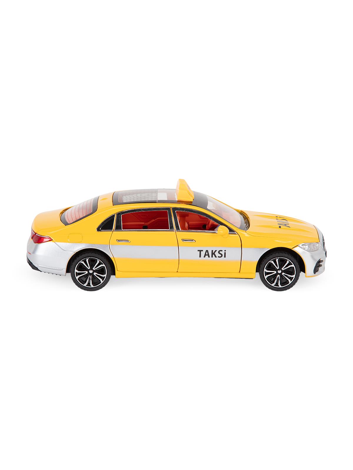 Vardem Kutulu Çek Bırak 1:24 Işıklı Ve Sesli Kapıları Açılan Mrs Taxi - Sarı