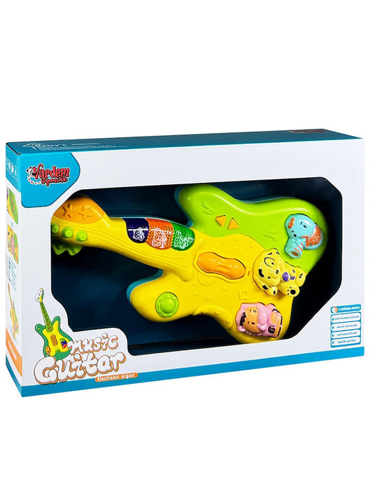 Vardem Işıklı ve Müzikli Kutulu Gitar Bebek Piyanosu - Sarı