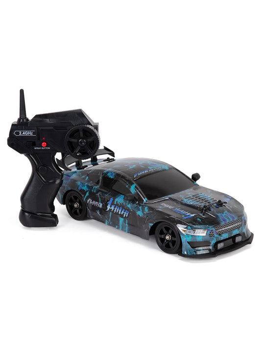 Vardem Uzaktan Kumandalı Full Fonksiyon 2.4G Şarjlı 1:16 4x4 Drift Araba (Işıklı ve Buharlı) - Mavi