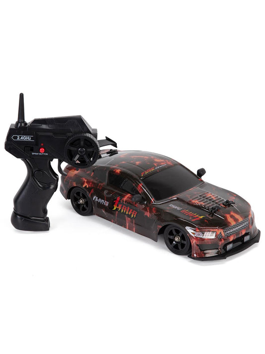 Vardem Uzaktan Kumandalı Full Fonksiyon 2.4G Şarjlı 1:16 4x4 Drift Araba (Işıklı ve Buharlı) - Turuncu