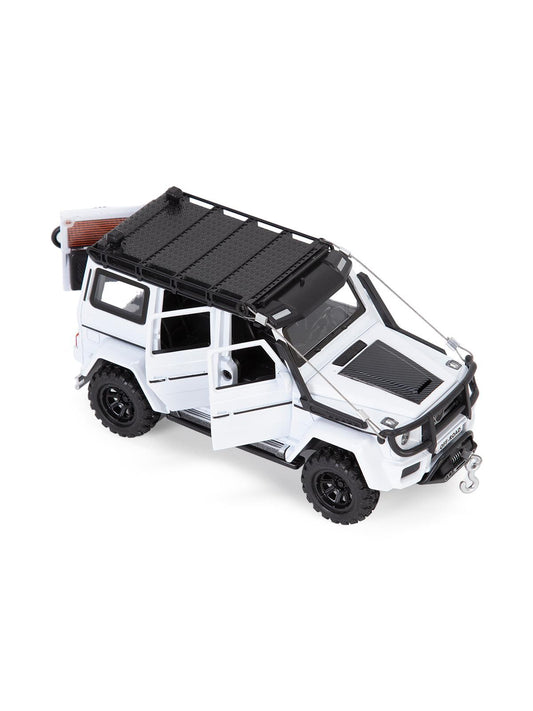 Vardem Kutulu 1:32 Çek Bırak Işıklı ve Sesli Off Road Metal Jeep - Beyaz