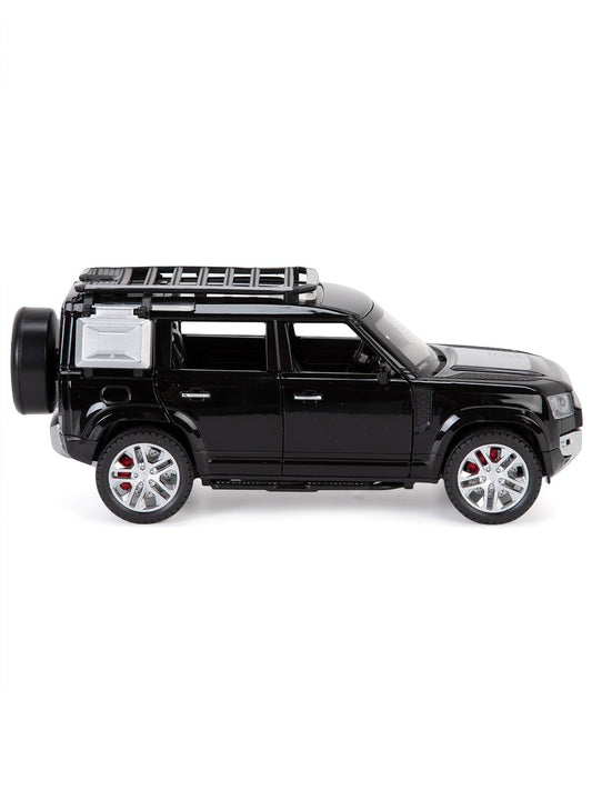 Vardem Kutulu 1:24 Çek Bırak Işıklı ve Sesli Off Road Def Jeep - Siyah
