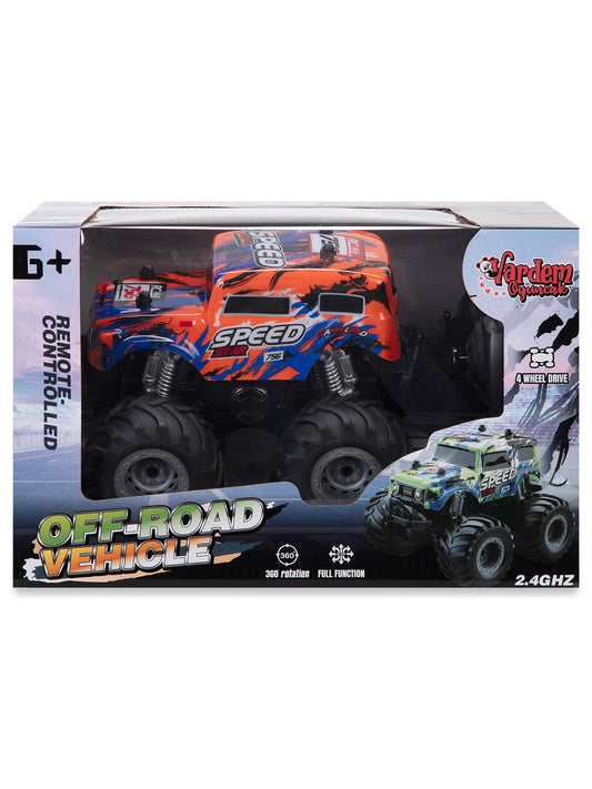 Vardem 1:18 Sarjlı Isıklı 2.4 Off Road Jeep - Turuncu
