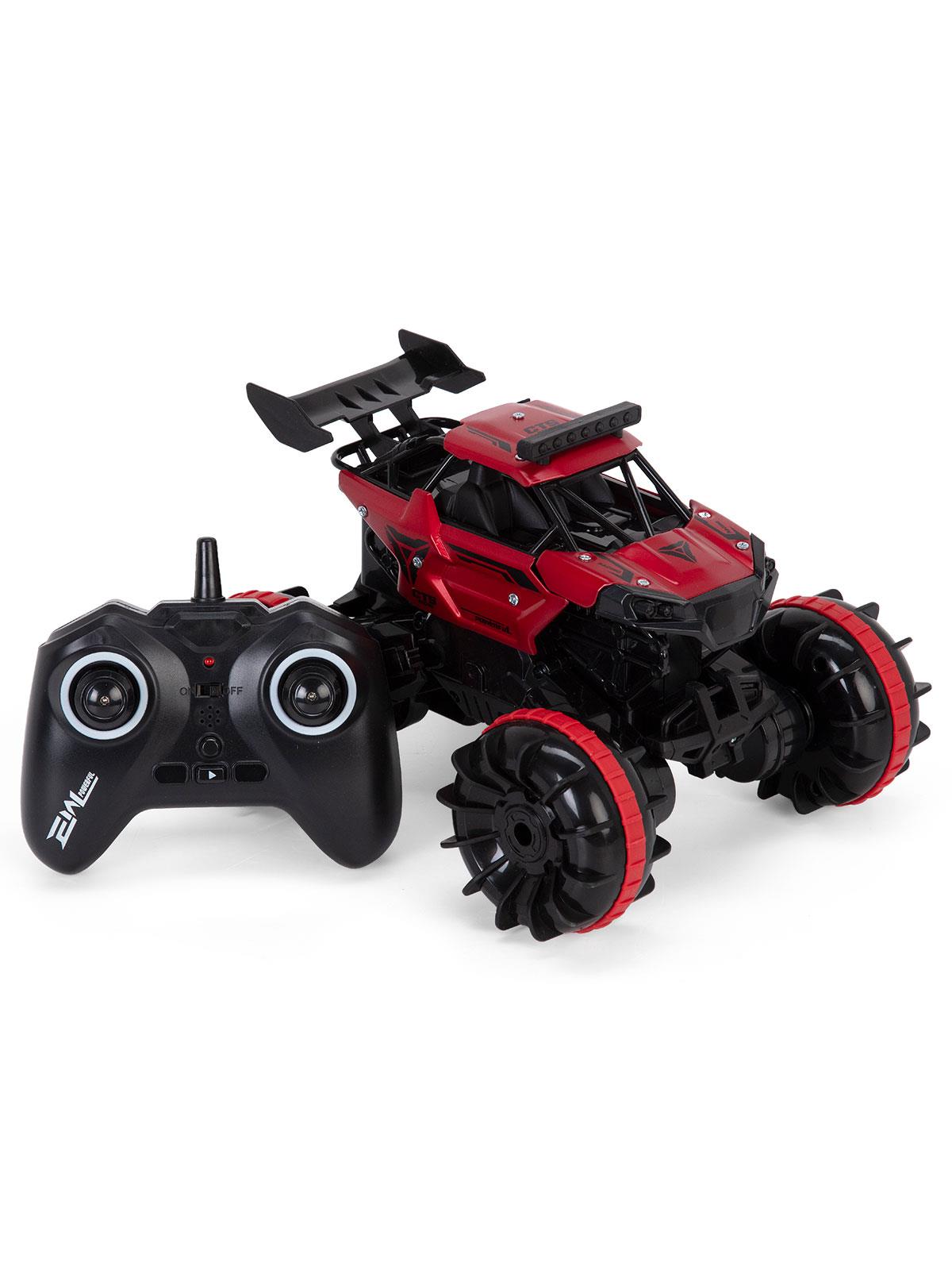 Vardem 2.4G Sarjlı Amfıbı Off Road Stunt Araba - Kırmızı