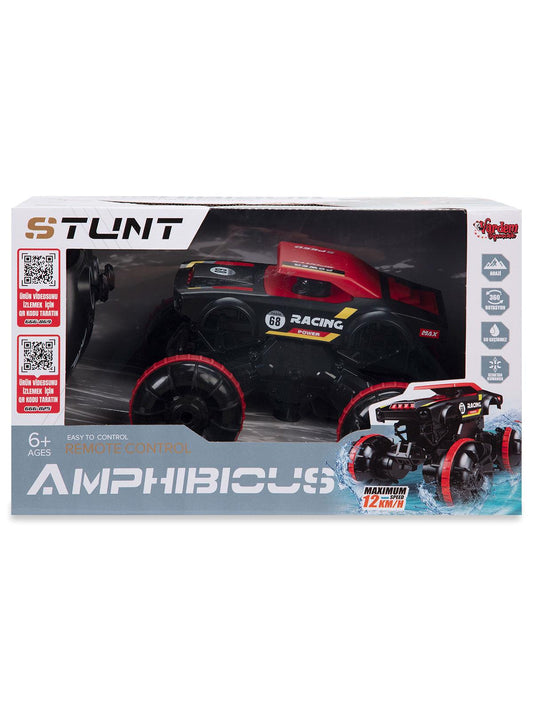 Vardem 2.4G Sarjlı Amfıbı Off Road Stunt Araba - Kırmızı