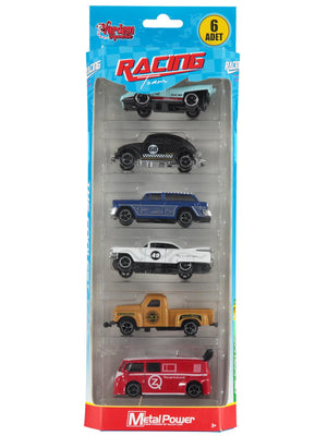 Vardem Kartela 1:64 Metal 6 Lı Araba - Siyah