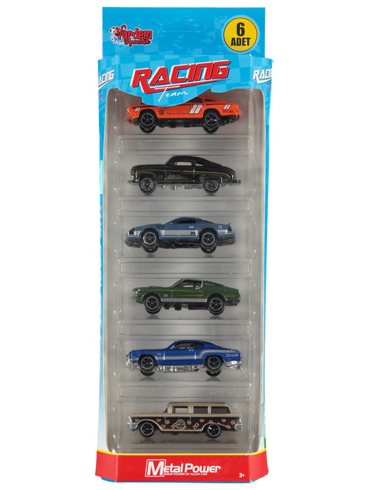 Vardem Kartela 1:64 Metal 6 Lı Araba - Turuncu