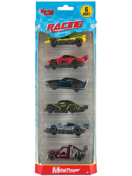 Vardem Kartela 1:64 Metal 6 Lı Araba - Yeşil