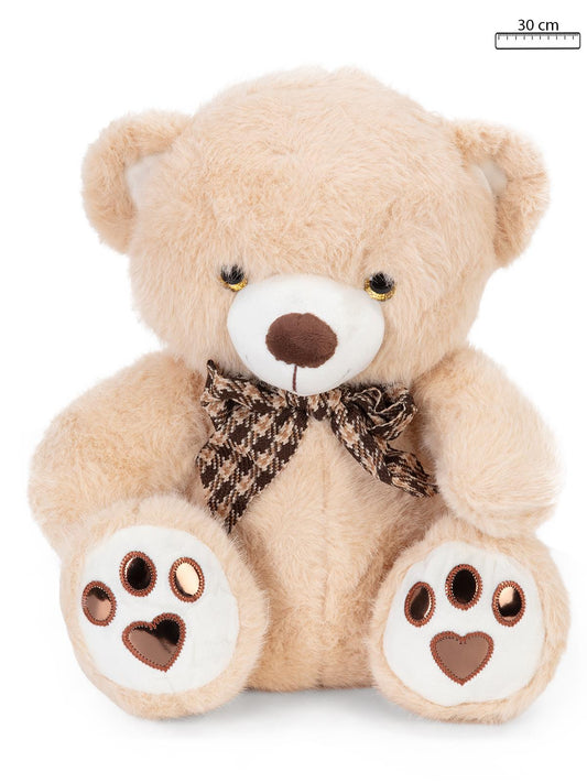 Vardem Peluş 30 Cm Kurdeleli Ayı - Kahverengi