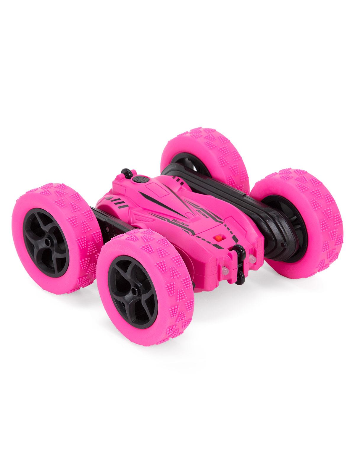 SH40201B 16 Cm Dört Tekerlekten Çekişli 360 Dönebilen 2.4 Ghz Kumandalı Araba - Pembe