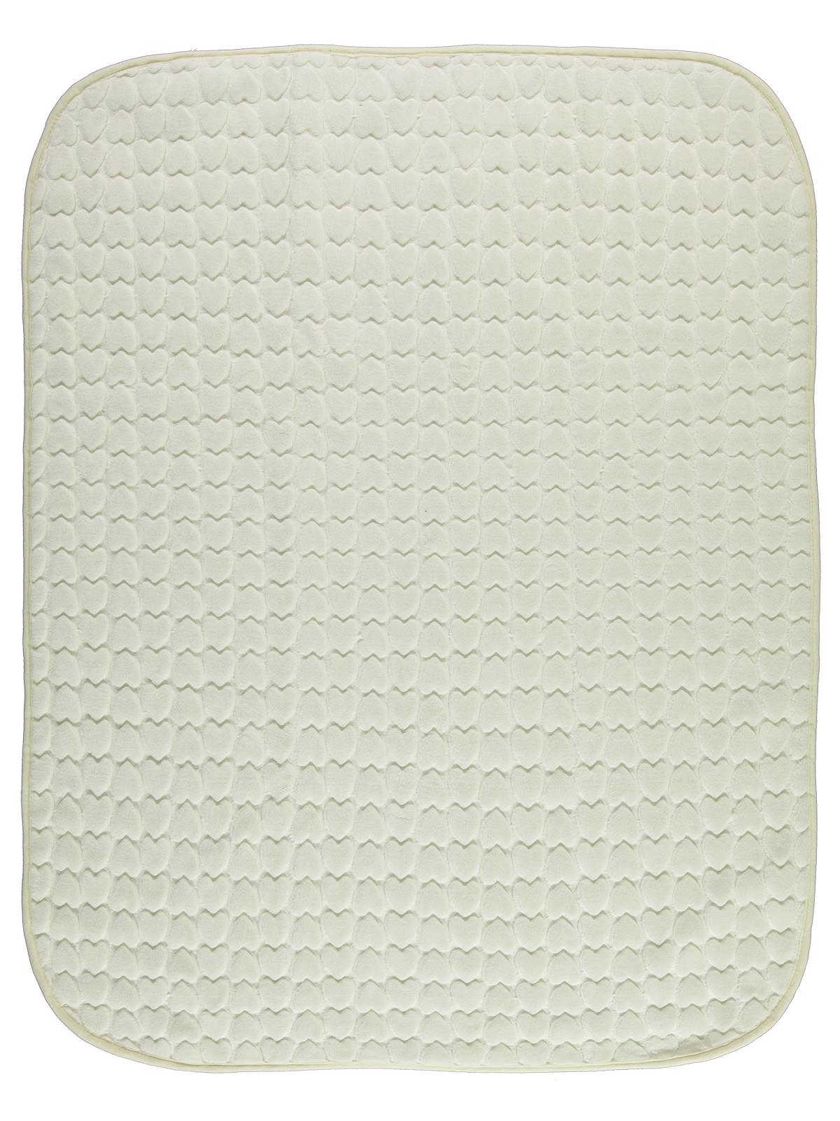 Civil Baby Kalp Empirme Baskılı 100x120 cm Battaniye - Bej