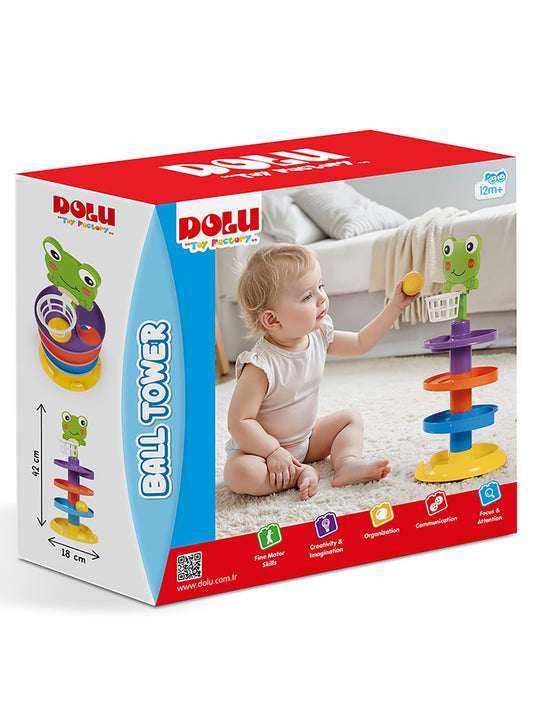 Dolu Oyuncak Top Kulesi - Yeşil