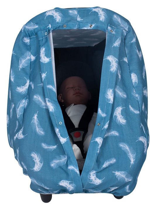 Sevi Bebe Anakucağı Örtüsü - Mavi
