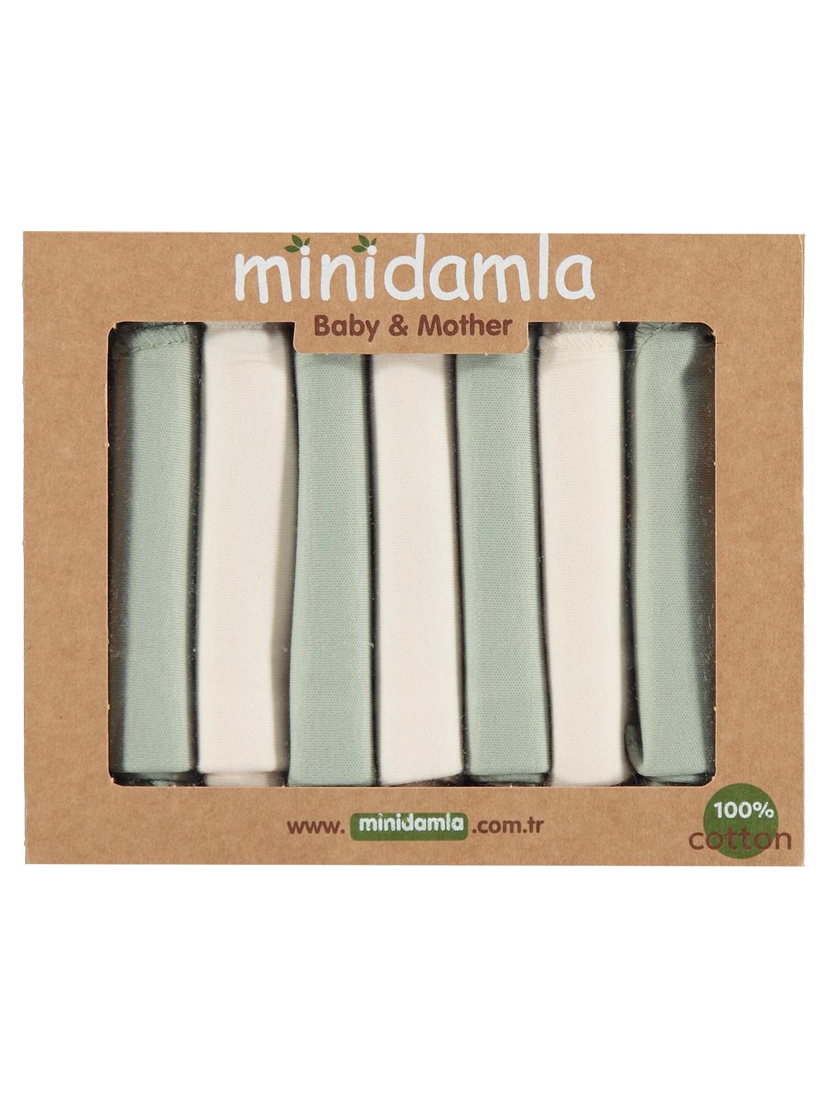 Minidamla 7li Ağız Mendili - Yeşil