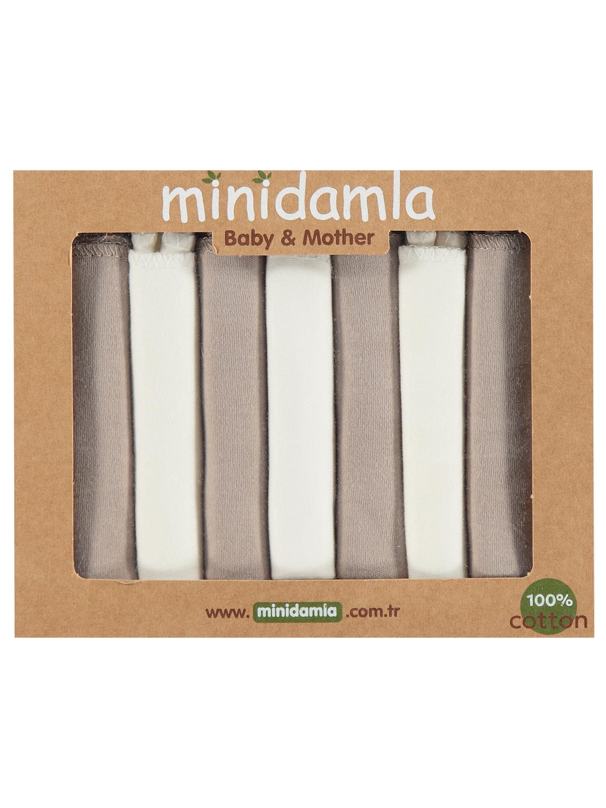 Minidamla 7li Ağız Mendili - Bej