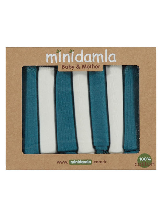 Minidamla 7li Ağız Mendili - Yeşil