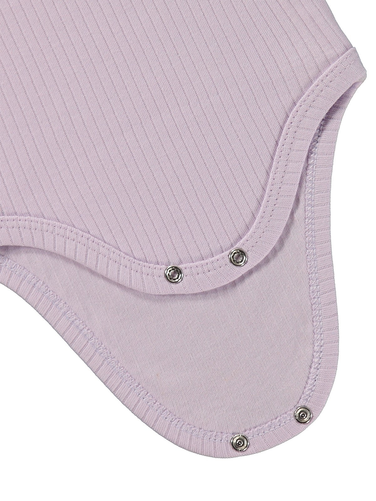 Minidamla Kısa Kol Basic 3'lü set 1-18  Ay Çıtçıtlı Badi - Pembe