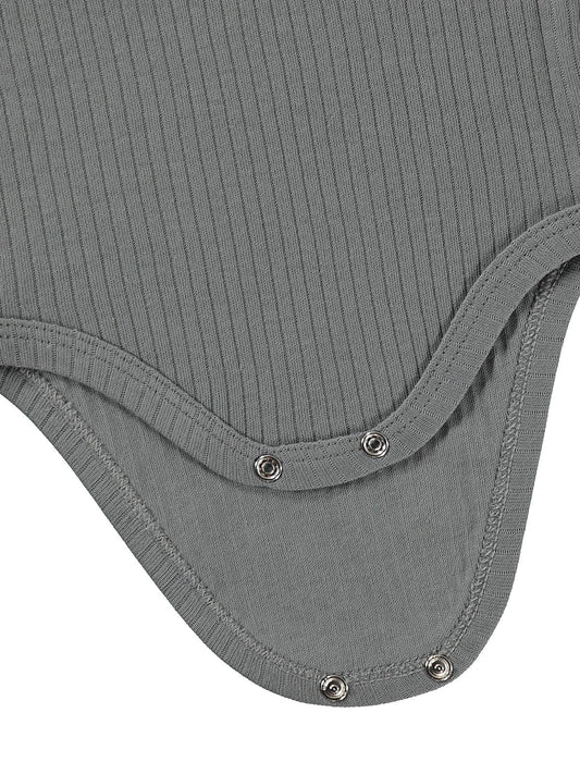 Minidamla Uzun Kol Basic 3'lü set 1-18 Ay Çıtçıtlı Badi - Sarı