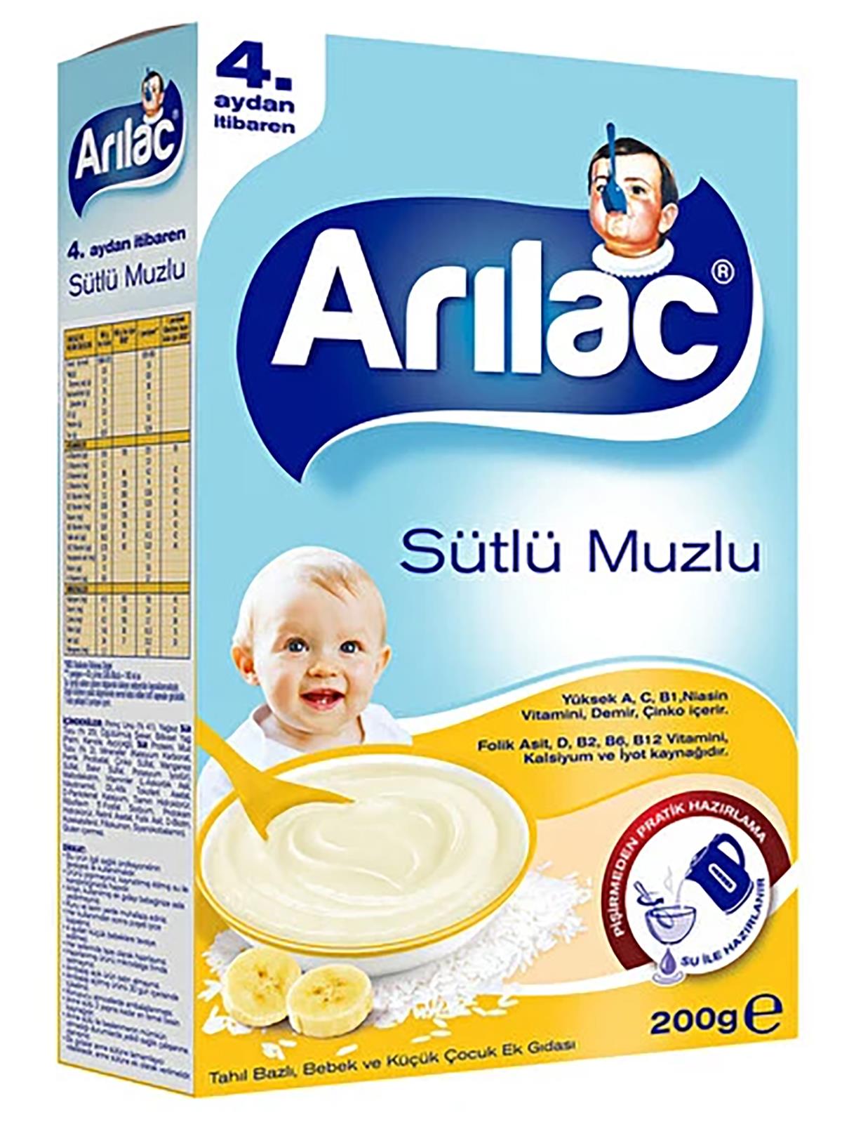 Arı Mama Instant Ek Gıda Sütlü Muzlu 200 G
